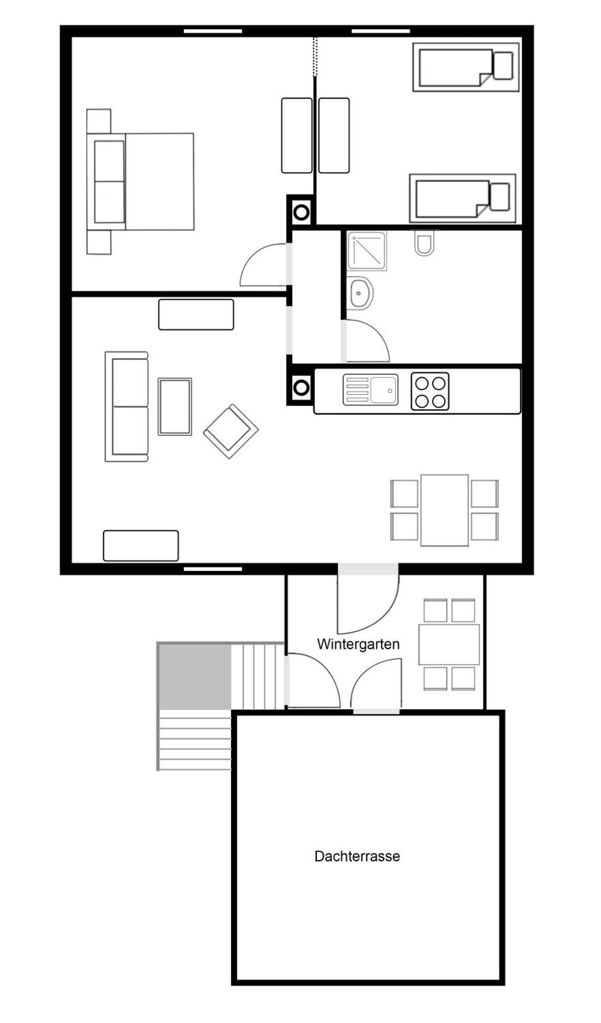 Wohnung Mit Wintergarten 비트문드 외부 사진